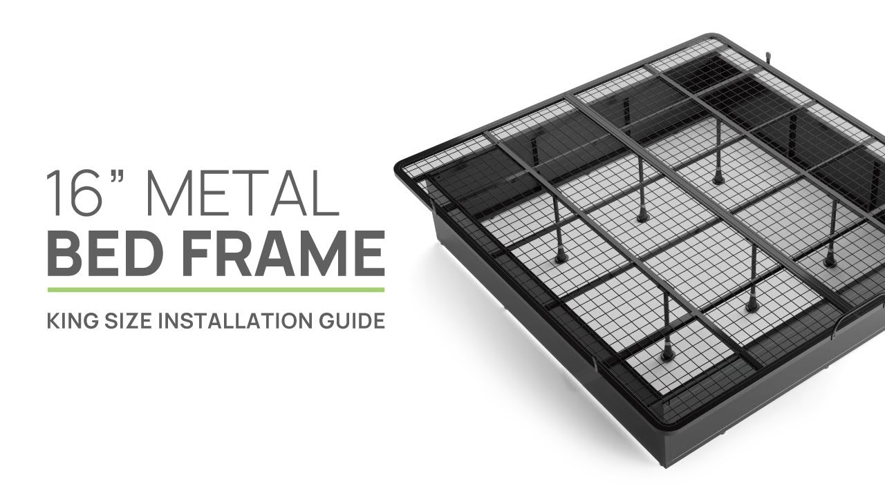 how to install king size metal bed frame - lecto beds